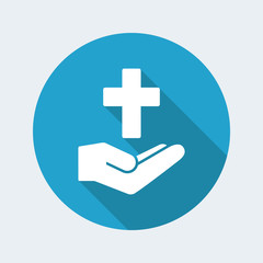 Religious services concept - Minimal flat icon