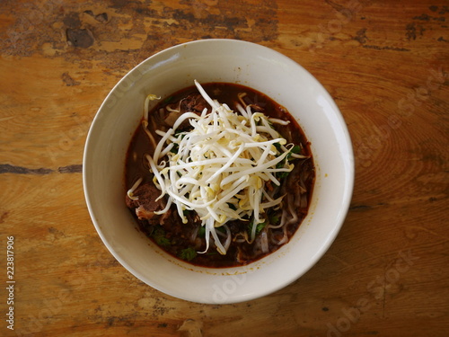 Thailand Noodle Soup Asaia Street Food Bowl Of Noodle Soup Buy