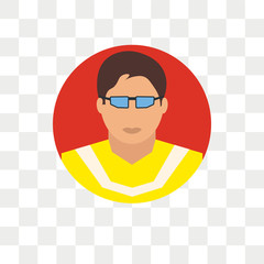 Leinwandbilder - Graphic de vector icon isolated on transparent background, Graphic de logo design