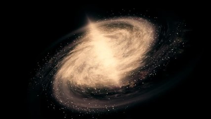 4k rotating spiral galaxy,deep space exploration,the birth of a galaxy in space,milky way.