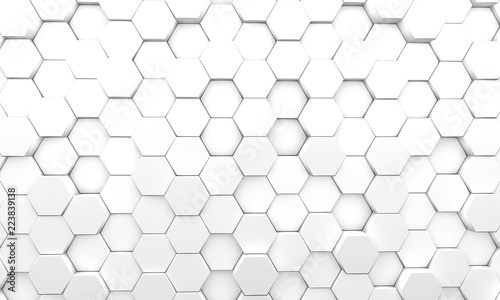 white hexagon background - Buy this stock photo and explore similar