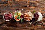 Fototapeta Zwierzęta - Fresh ingredients for a healthy animal diet