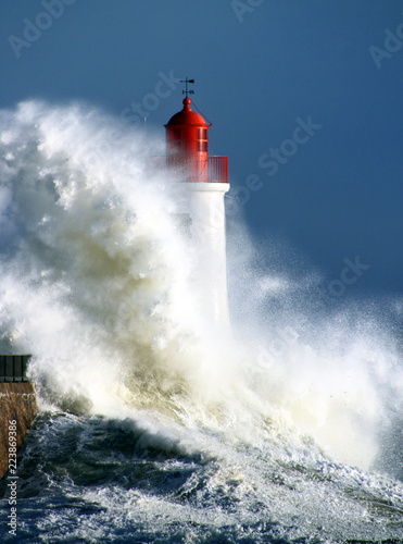 Foto  Tempête sur le phare