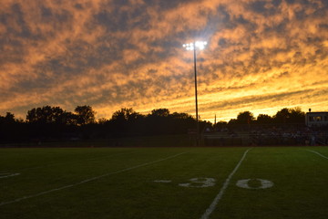 Football Sunset