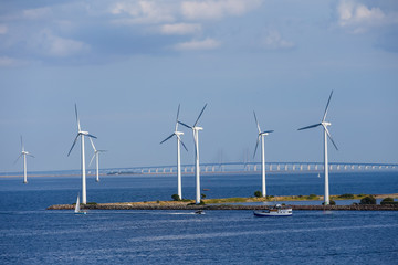 Wind turbines in Copenhagen