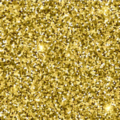 Wall Mural - gold glittery texture. sparkle golden vector background. seamless pattern