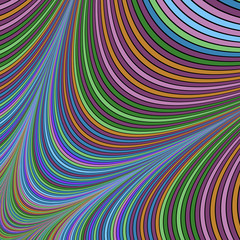Poster - Colorful abstract computer generated art background design - digital art