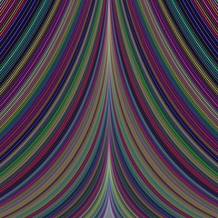 Poster - Colorful abstract computer generated art background design - digital art