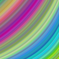 Poster - Colorful vector fractal background art in happy colors