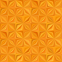 Poster - Orange geometric striped mosaic tile pattern background - vector floor illustration