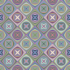 Poster - Geometrical diagonal curved shape mosaic pattern background - seamless graphic design
