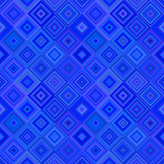 Poster - Abstract geometrical diagonal square pattern - vector tiled mosaic background graphic design