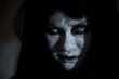 © sorapop - Close up face of horror woman ghost cruel,