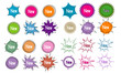 © Wongjogja - collection of star sticker label design icon stamp illustration vector