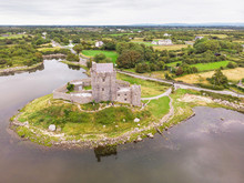 Aerial View Of Dunguaire Castle