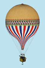 The Tricolor With A French Flag Themed Balloon Ascension In Paris, June 6th 1874. Original From Library Of Congress. Digitally Enhanced By Rawpixel.