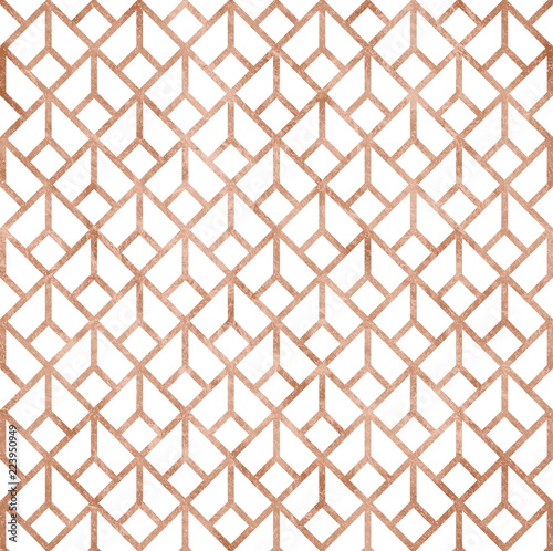rozany-zloty-wzor-geometryczny