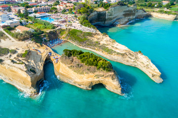 Wall Mural - Famous Canal D'amour in Sidari - Corfu island, Greece