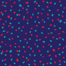 Seamless Pattern Design With Sloppy Doodle Dots