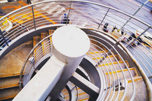 Urban Detail Of A Spiral Staircase In Tel Aviv