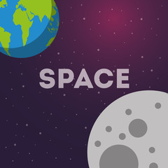 Poster - space solar system concept