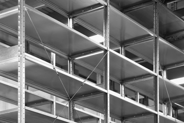 Fototapete - Interior of the new and modern warehouse space