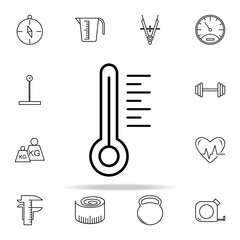 Poster - thermometer icon. Measuring Instruments icons universal set for web and mobile