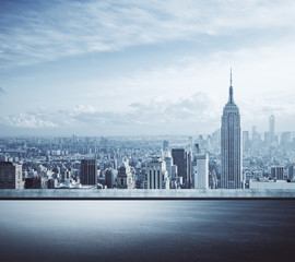 Fototapete - Creative New York city background