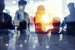 © alphaspirit - Group of business partner looking for the future. Concept of corporate and startup