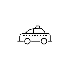 Poster - taxi taxi icon. Element of transportation icon for mobile concept and web apps. Thin line taxi taxi icon can be used for web and mobile