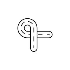 Poster - highway road icon. Element of transportation icon for mobile concept and web apps. Thin line highway road icon can be used for web and mobile