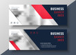 © starlineart - modern red theme business banner template