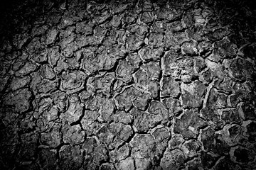 Dried cracked earth soil ground texture background