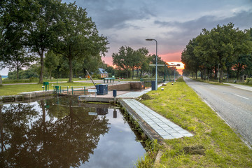 Canvas Print - Old working Sluice on Turfroute