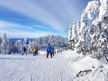 Scenic View Of A Ski Resort Mont-Tremblant