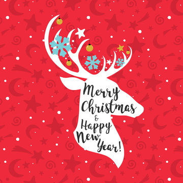 Christmas deer.