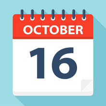 October 16 - Calendar Icon