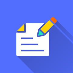 Poster - business report - vector icon.