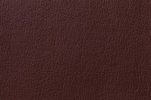Dark Brown Leather Texture Background With Pattern, Closeup