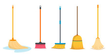 Mop And Broom For Cleaning