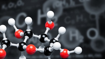 Wall Mural - Molecular structure model