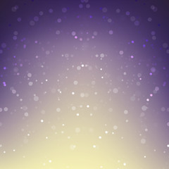 Poster - abstract background snow falling against purple 001