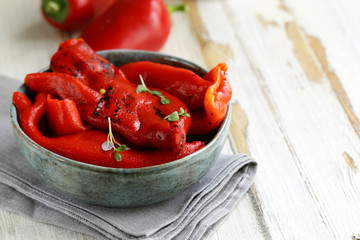 Sticker - red pepper grilled with herbs and spices