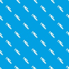 Poster - Universal spanner pattern vector seamless blue repeat for any use
