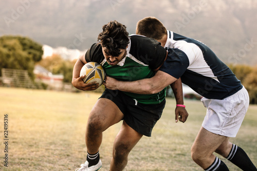Dekoracja na wymiar  mezczyzni-grajacy-w-rugby