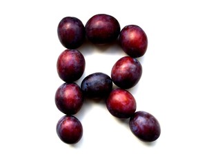 R from plums