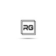 © Scooby - Initial Letter RG Logo Template Design