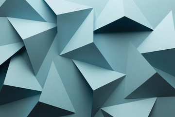 Triangular shapes, geometric abstract background