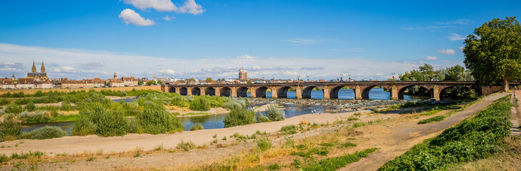 Poster - Panorama du Pont Régemortes à Moulins sur Allier