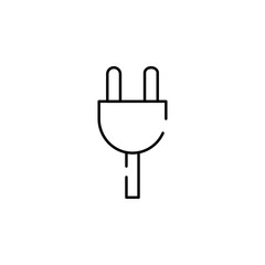 Wall Mural - fork. Cord icon. Element of construction for mobile concept and web apps illustration. Thin line icon for website design and development, app development